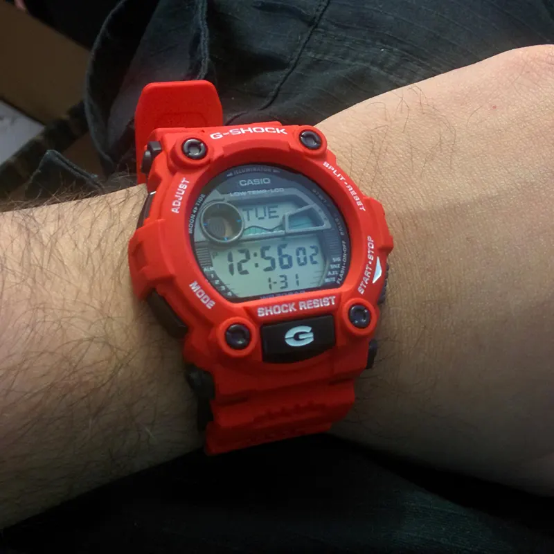 Casio G-Shock Red Lifeguard Rescue Men's Watch- G-7900A-4